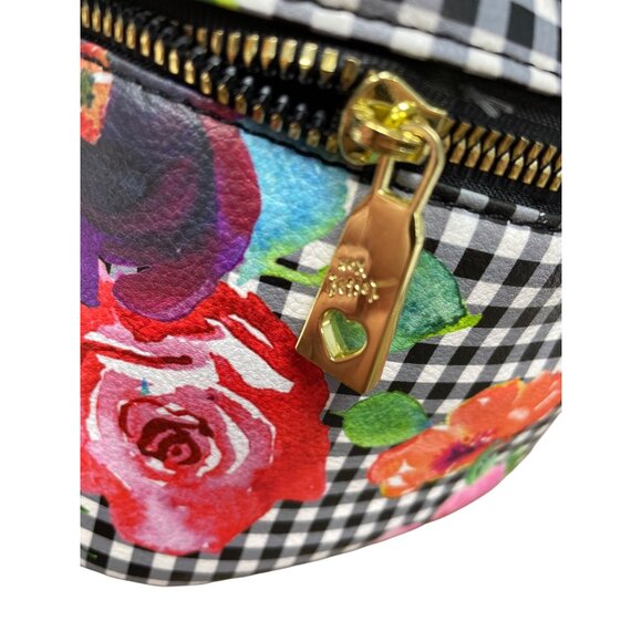 Betsey Johnson Wms floral cosmetic carrier bow Handbag SKU 9523 - Picture 5 of 14